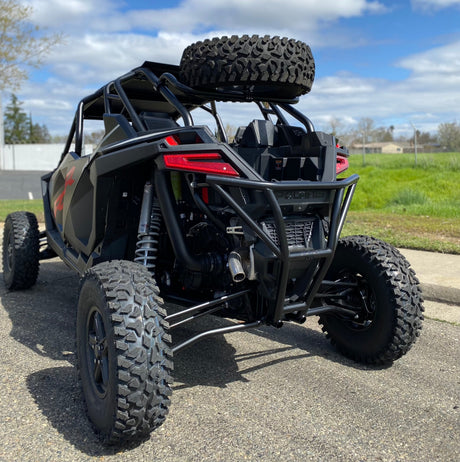 Photo of Polaris RZR Turbo R 4 / Pro S 4 Dual Clamp Spare Tire Mount by Factory UTV - Premium Spare Tire Mounts for UTVs / Side by Sides