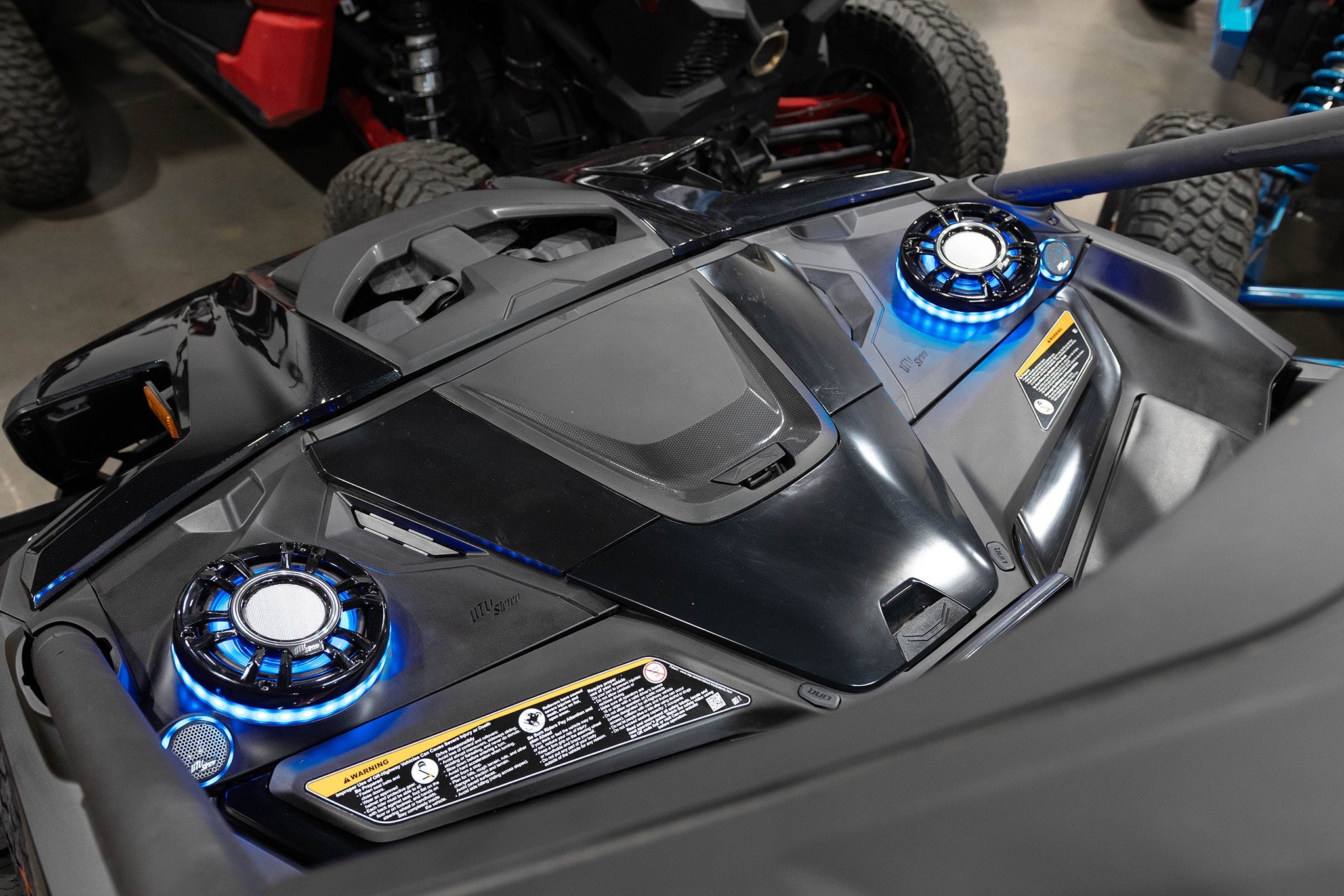 UTV Stereo - Can-Am Maverick R 6.5" Dash Panel Speaker Mounts | UTVS-R-DP65