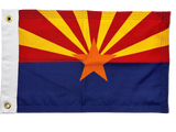 Double Sided Grommet Arizona Flag 12”x18”