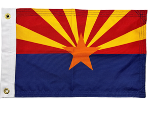 Double Sided Grommet Arizona Flag 12”x18”