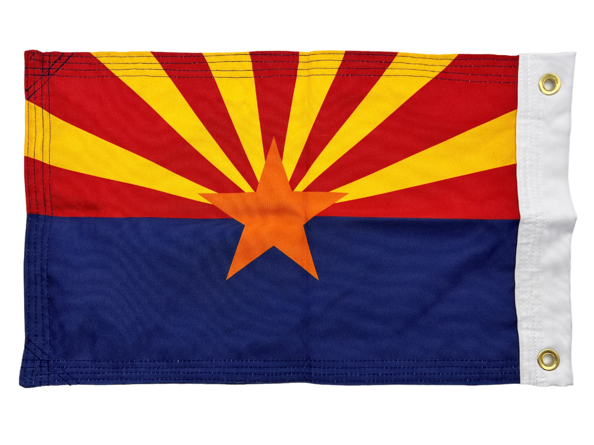 Double Sided Grommet Arizona Flag 12”x18”