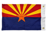 Double Sided Grommet Arizona Flag 12”x18”