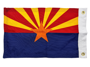 Double Sided Grommet Arizona Flag 12”x18”