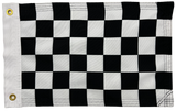 Double Sided Grommet Checkered Flag 12”x18”