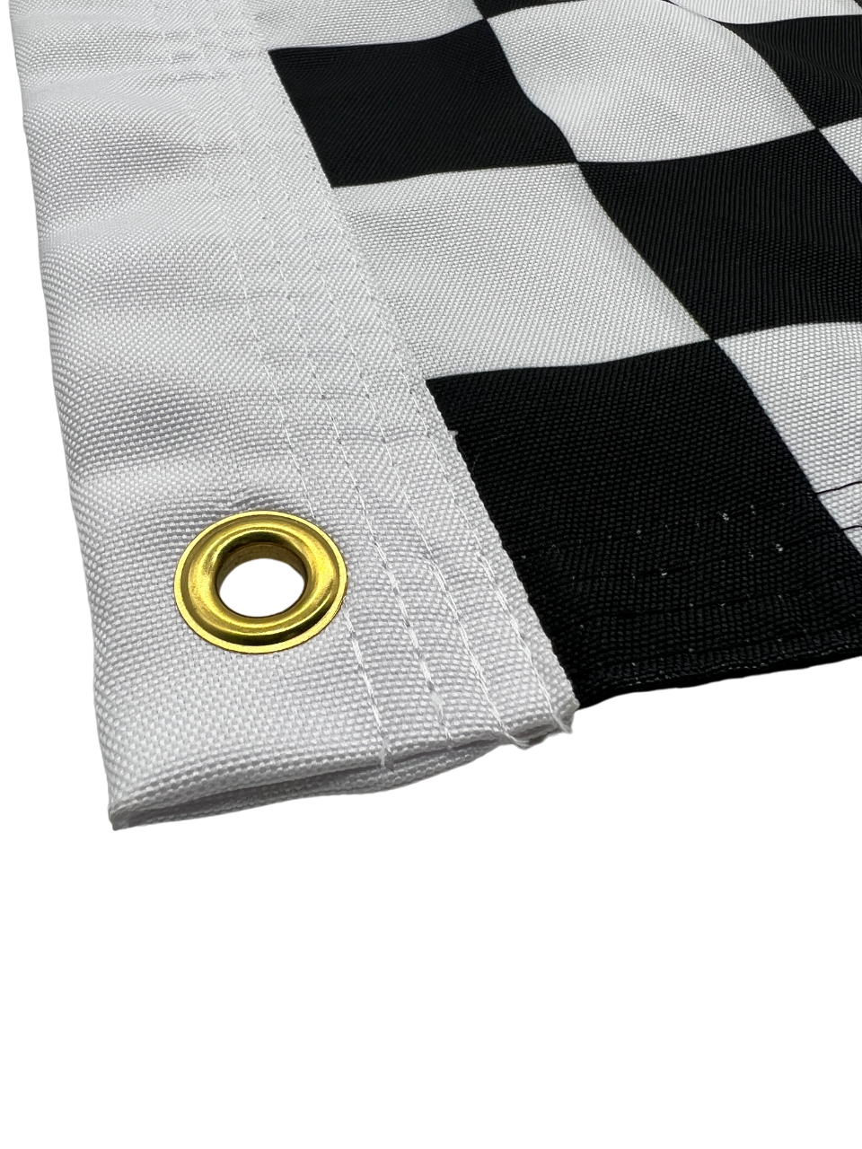 Double Sided Grommet Checkered Flag 12”x18”