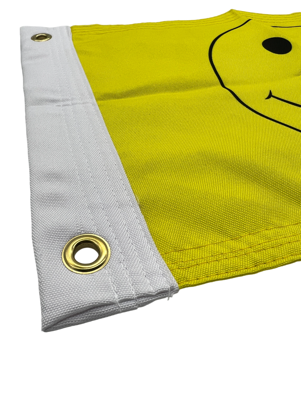 Happy Face FLAG 12"x18" Double Sided Grommet Flag