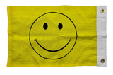 Happy Face FLAG 12"x18" Double Sided Grommet Flag