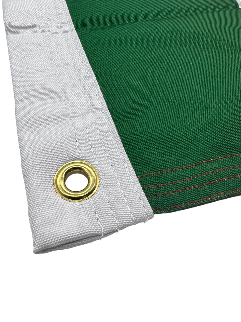 Mexican FLAG 12"x18" Double Sided Grommet Flag