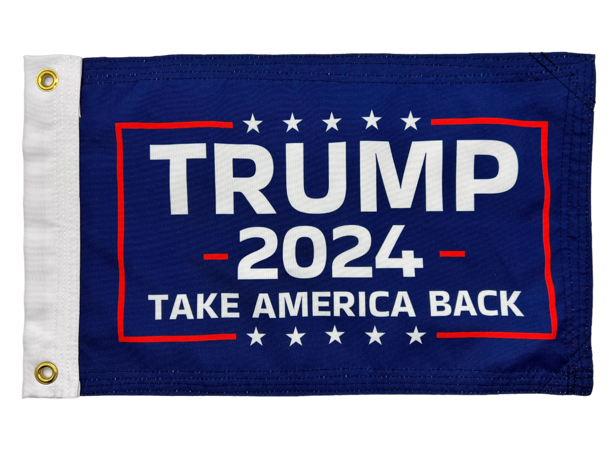 2024 Trump Double Sided Grommet Flag 12”x18”