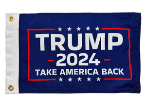 2024 Trump Double Sided Grommet Flag 12”x18”