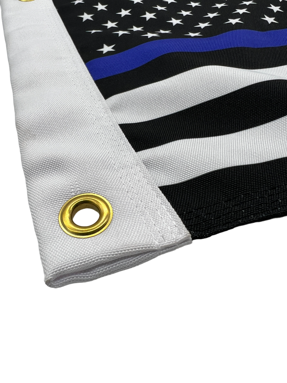 Thin Blue Line Double Sided Grommet Flag 12”x18”