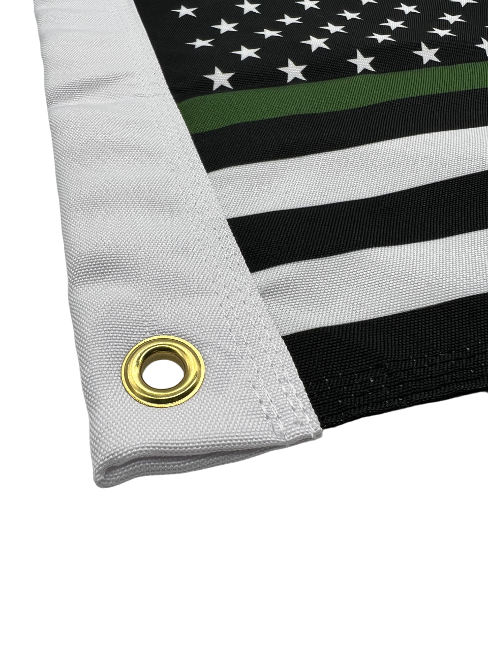 Thin Green Line FLAG 12"x18" Double Sided Grommet Flag