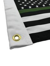 Thin Green Line FLAG 12"x18" Double Sided Grommet Flag