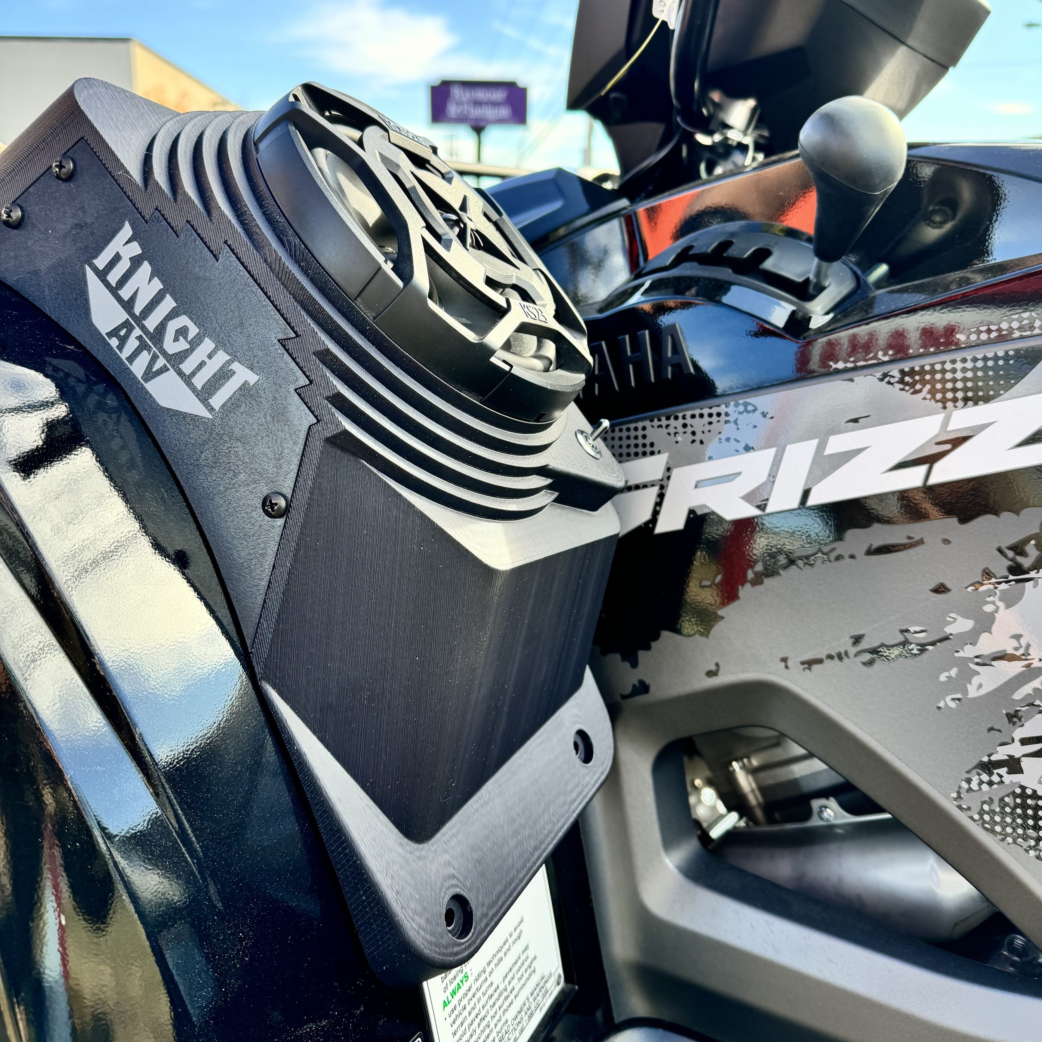 Photo of Yamaha Grizzly 700 (16–25) Bluetooth LED ATV Sound System by Knight ATV - Premium Power Sports for UTVs / Side by Sides