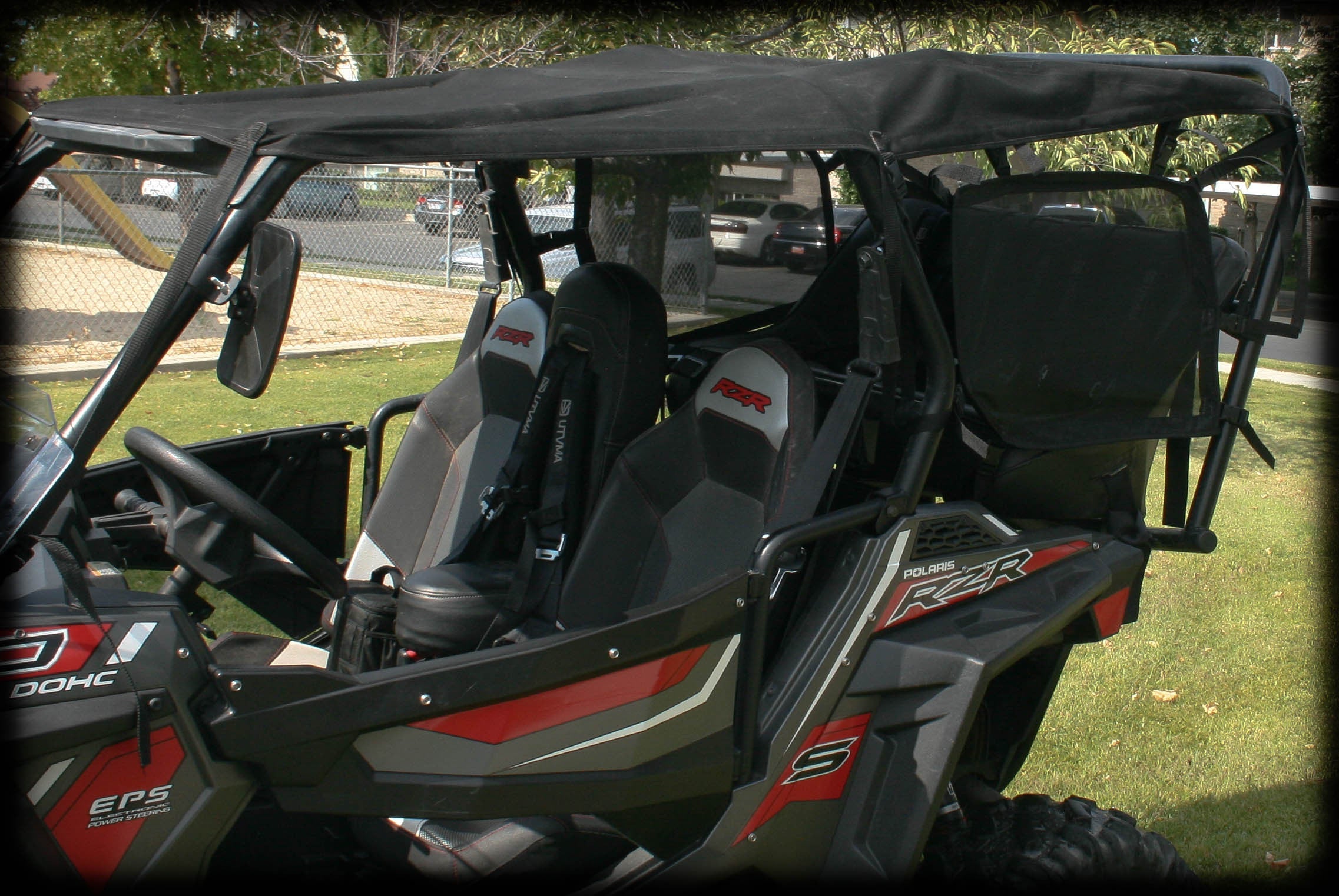 Photo of RZR 900 Side Nets by UTV Mountain Accessories - Premium RZR 900 2015+ Side Nets for UTVs / Side by Sides