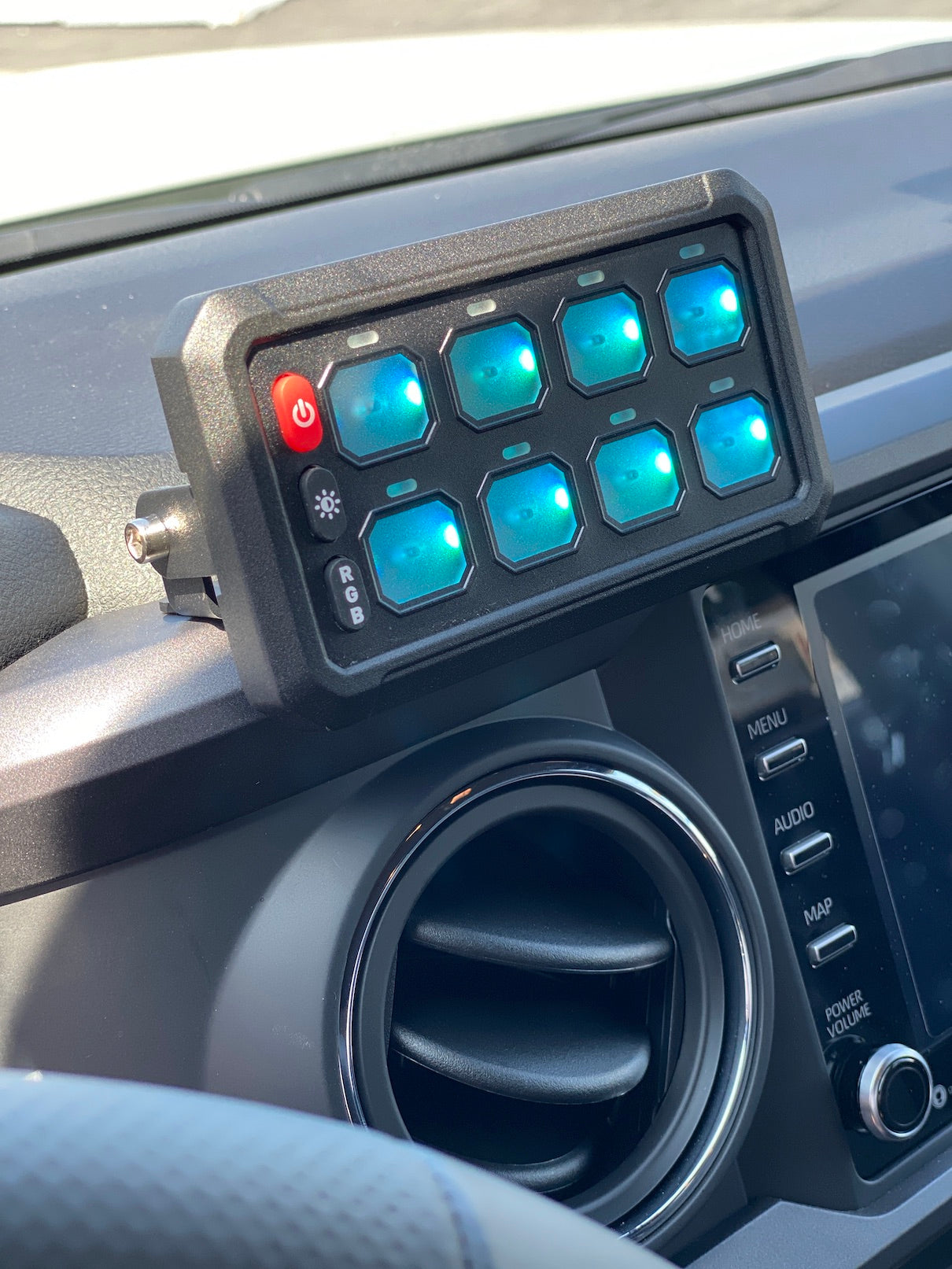 Photo of 8-Gang Switch Panel With RGB And Remote Control Bluetooth App by GGLighting - Premium for UTVs / Side by Sides