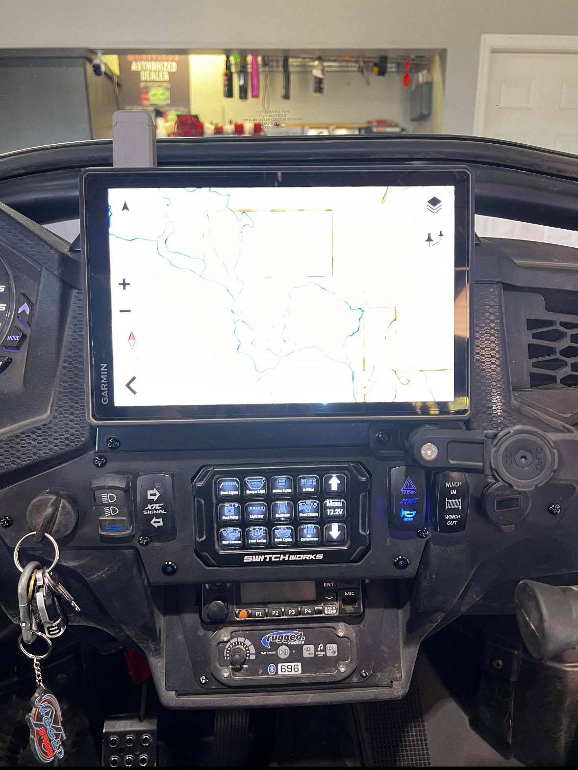 Photo of Turbo S Alpha Switchworks Mount by StayFlush Motorsports - Premium for UTVs / Side by Sides