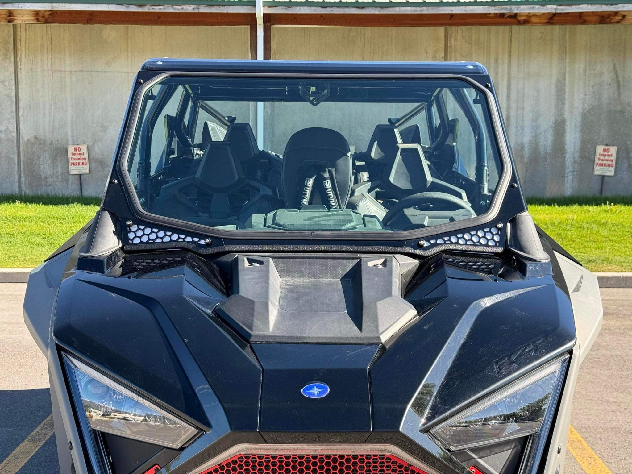 Photo of Moto Armor ABF Fabrication Pro Series Full Glass Windshield by Moto Armor - Premium for UTVs / Side by Sides