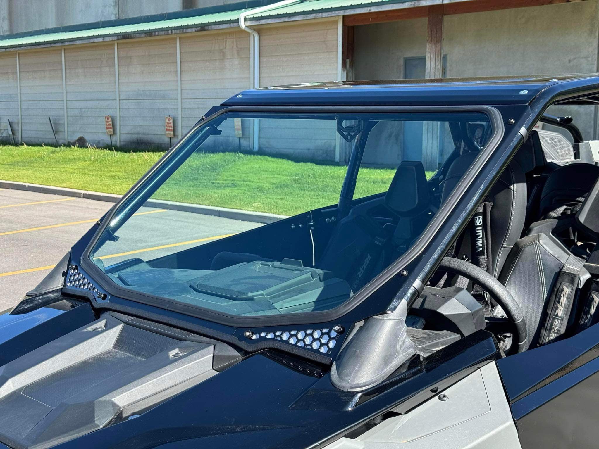Photo of Moto Armor ABF Fabrication Pro Series Full Glass Windshield by Moto Armor - Premium for UTVs / Side by Sides
