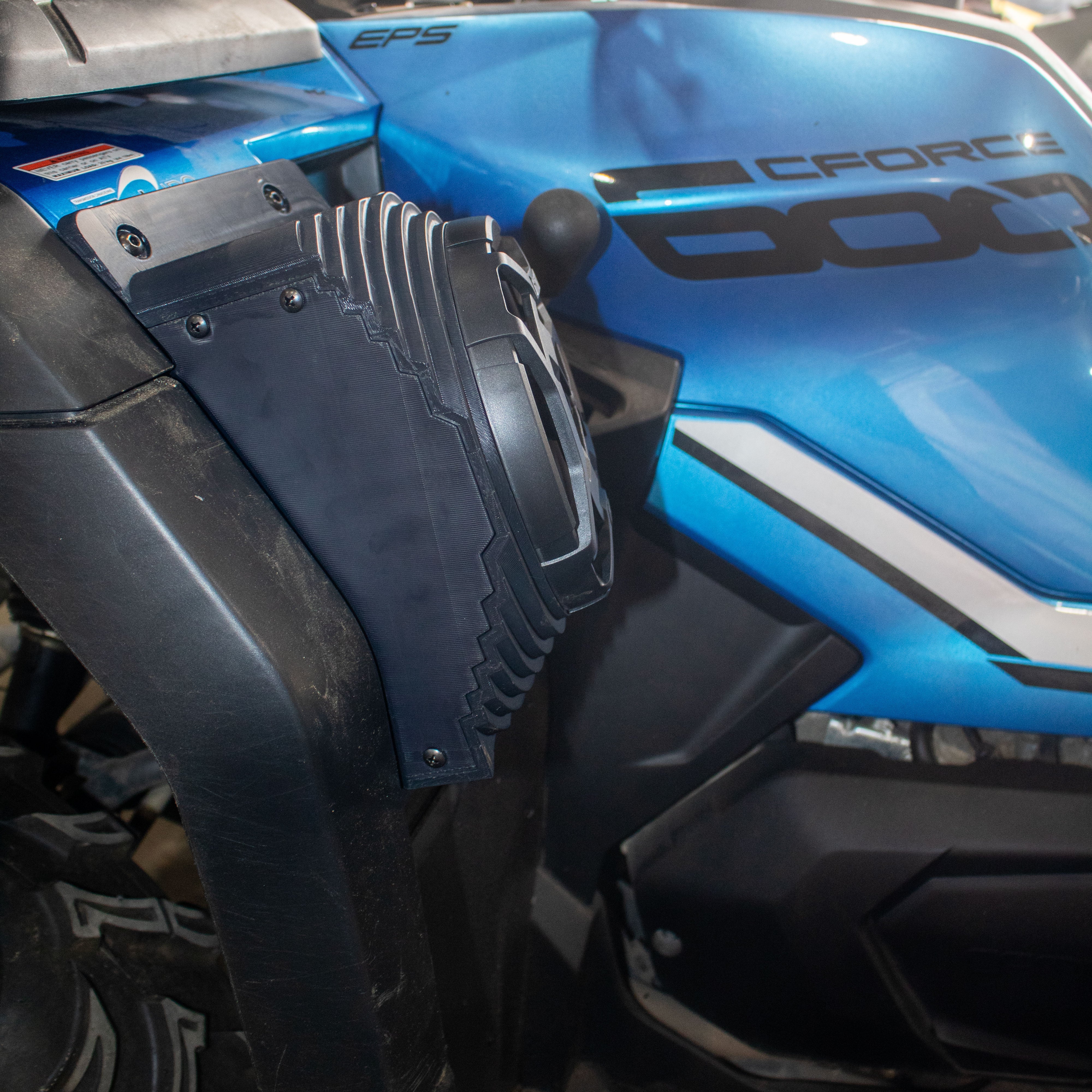 Photo of 2022 to 2025 CFMOTO CForce 600 Fender Speaker Housings Only by Knight ATV - Premium Audio for UTVs / Side by Sides