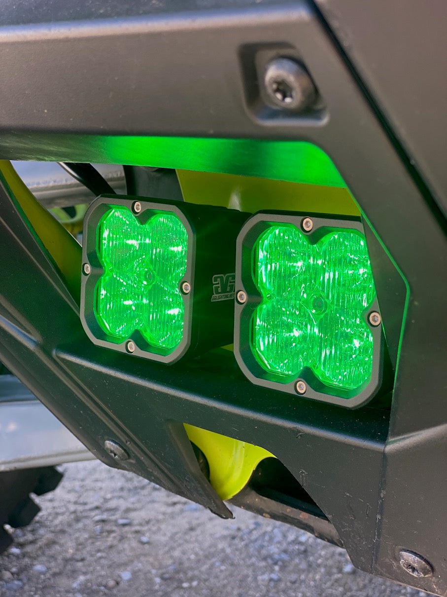 Photo of Polaris RZR Pro R / Turbo R Dual Light Pod Bolt On Bumper Mounting Bracket by GGLighting - Premium for UTVs / Side by Sides