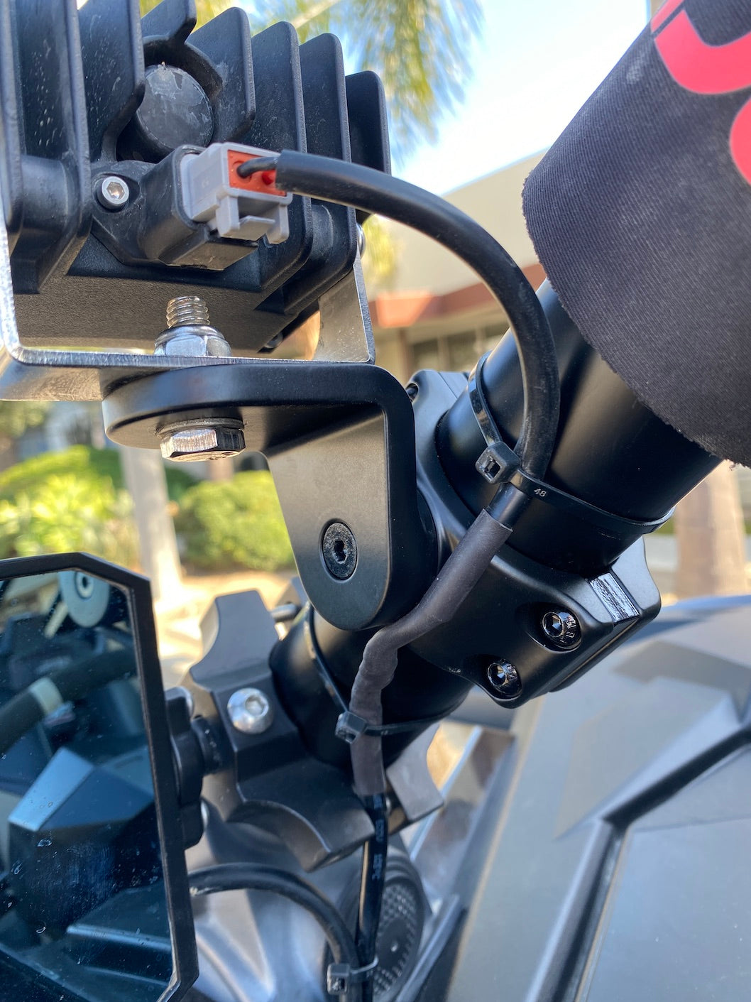 1.75 & 2" Tube Clamp Mounts Pair - Fits RZR Pro Cages