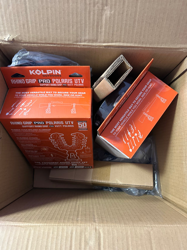 Photo of Open Box Kolpin Polaris Lock & Ride Rhino Grip Pro UTV Compatible - Pair by R1 Industries - Premium Mounts for UTVs / Side by Sides