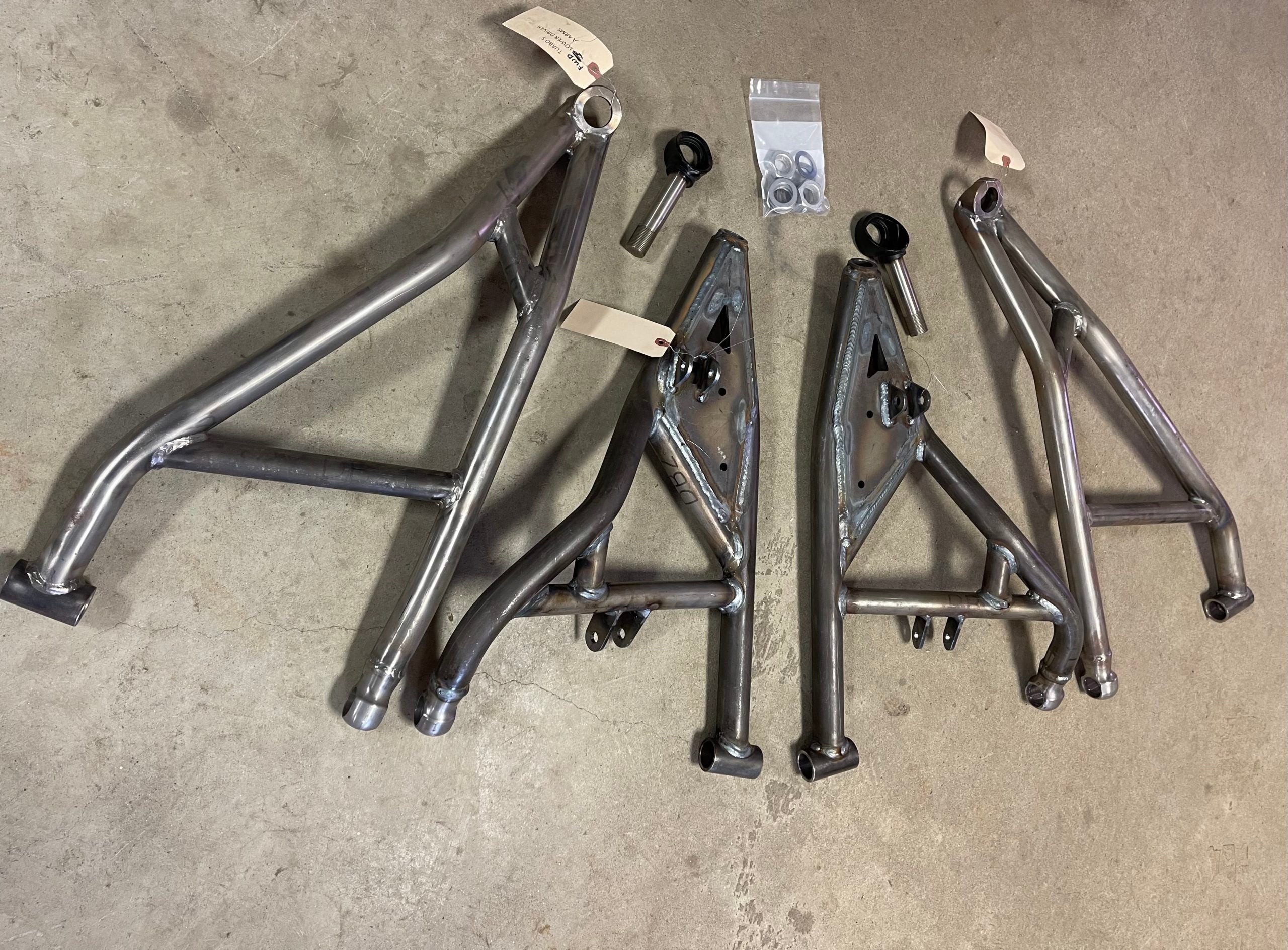 Photo of Turbo S- Forward A Arms with Adjustable Uppers (MEGA BALL JOINT) by L&W Fab - Premium A-Arms for UTVs / Side by Sides