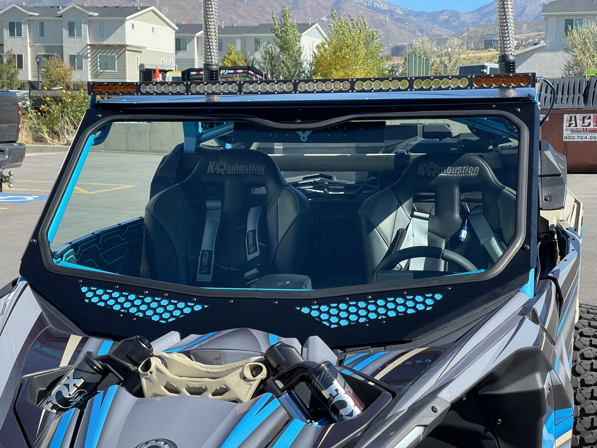 Can-Am Maverick X3 Full Glass Windshield for VOODOO Cage