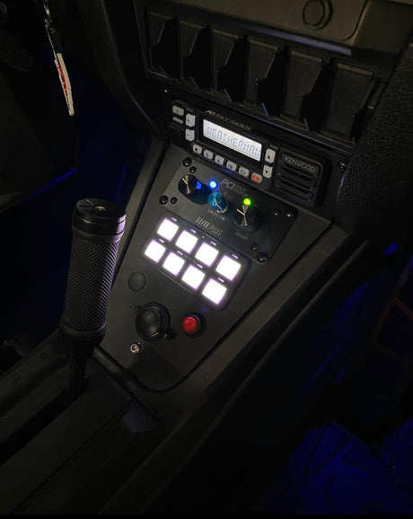 Photo of SFM Short Polaris ProR/XP PCI Kenwood SwitchPro by StayFlush Motorsports - Premium Dash Accessories for UTVs / Side by Sides