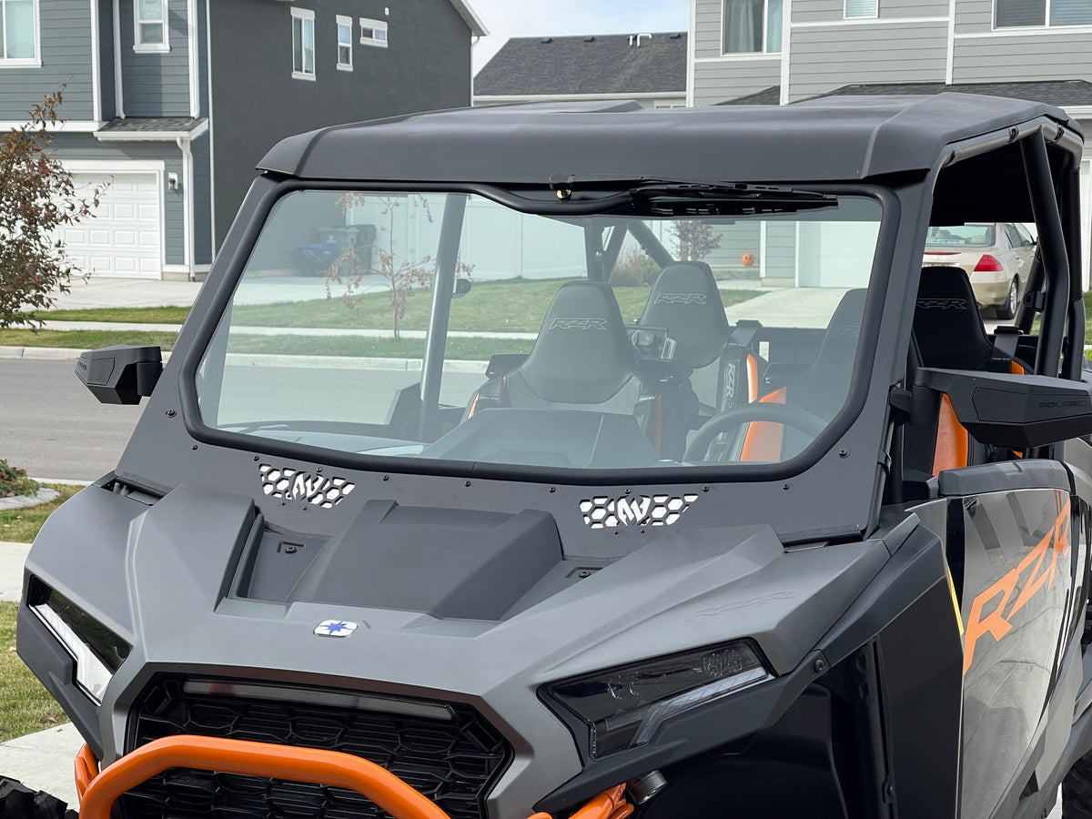 Photo of Moto Armor Polaris RZR XP 1000 Full Glass Windshield (2024+ Model Only) by Moto Armor - Premium Windshields for UTVs / Side by Sides