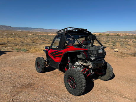 Photo of HONDA TALON 1000 2-SEAT Cab Enclosure "THE VAULT" 2019-25 Upper Side Doors & Panels (Patent Pending) by Dirt Warrior Accessories - Premium VAULT for UTVs / Side by Sides
