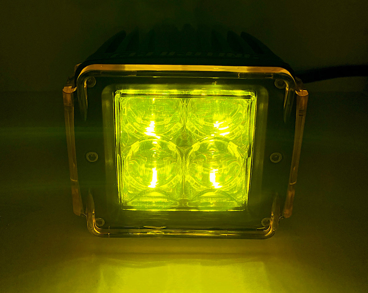 Photo of LED Pod Lens Colored Cover by GGLighting - Premium Light Pods for UTVs / Side by Sides