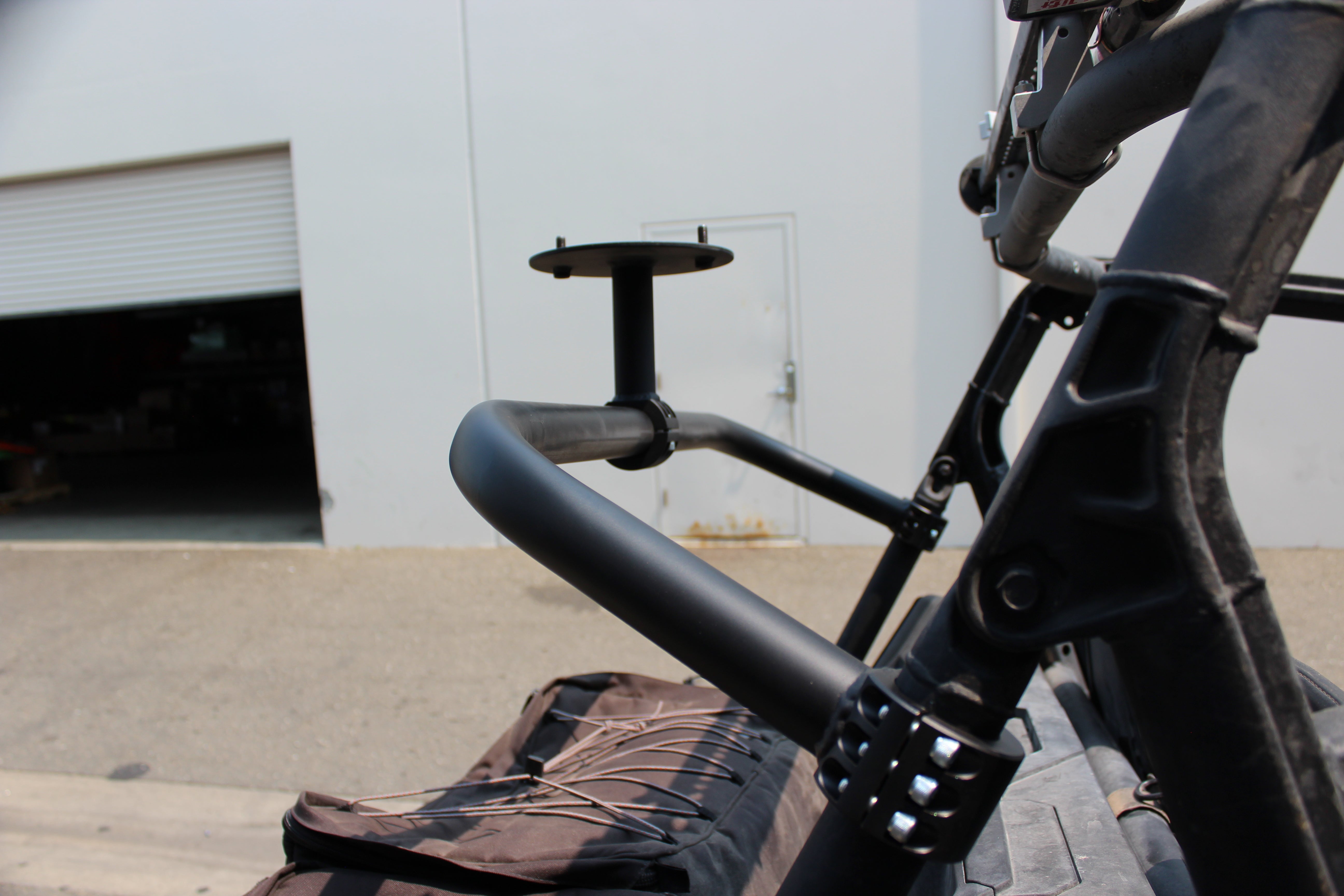 Photo of Can-Am Maverick Max Sport/Trail Dual Clamp Spare Tire Mount by Factory UTV - Premium Spare Tire Mounts for UTVs / Side by Sides