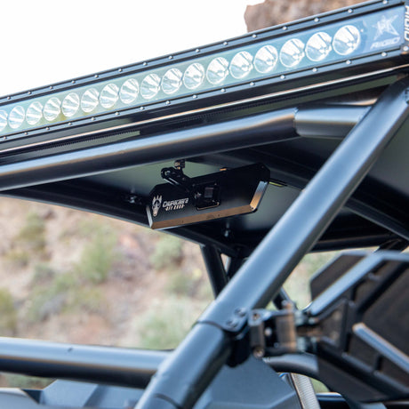 Super DELUXE 11” Offroad UTV Center Rearview Mirror - Wide Field of Vision + Adjustable Dual Mounting (2024)