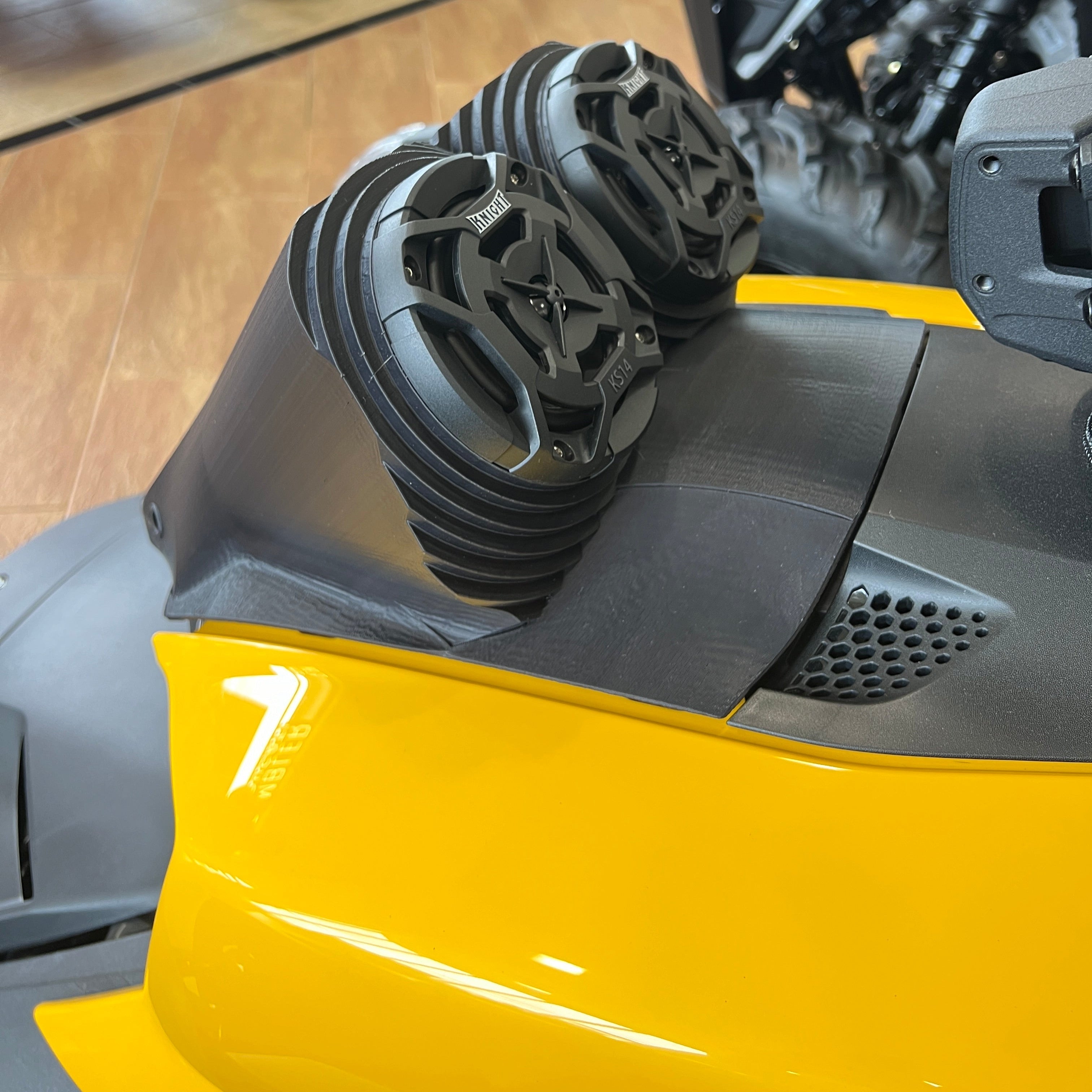 Photo of Can-Am Ryker 2-Speaker Bluetooth Hood Replacement by Knight ATV - Premium Power Sports for UTVs / Side by Sides