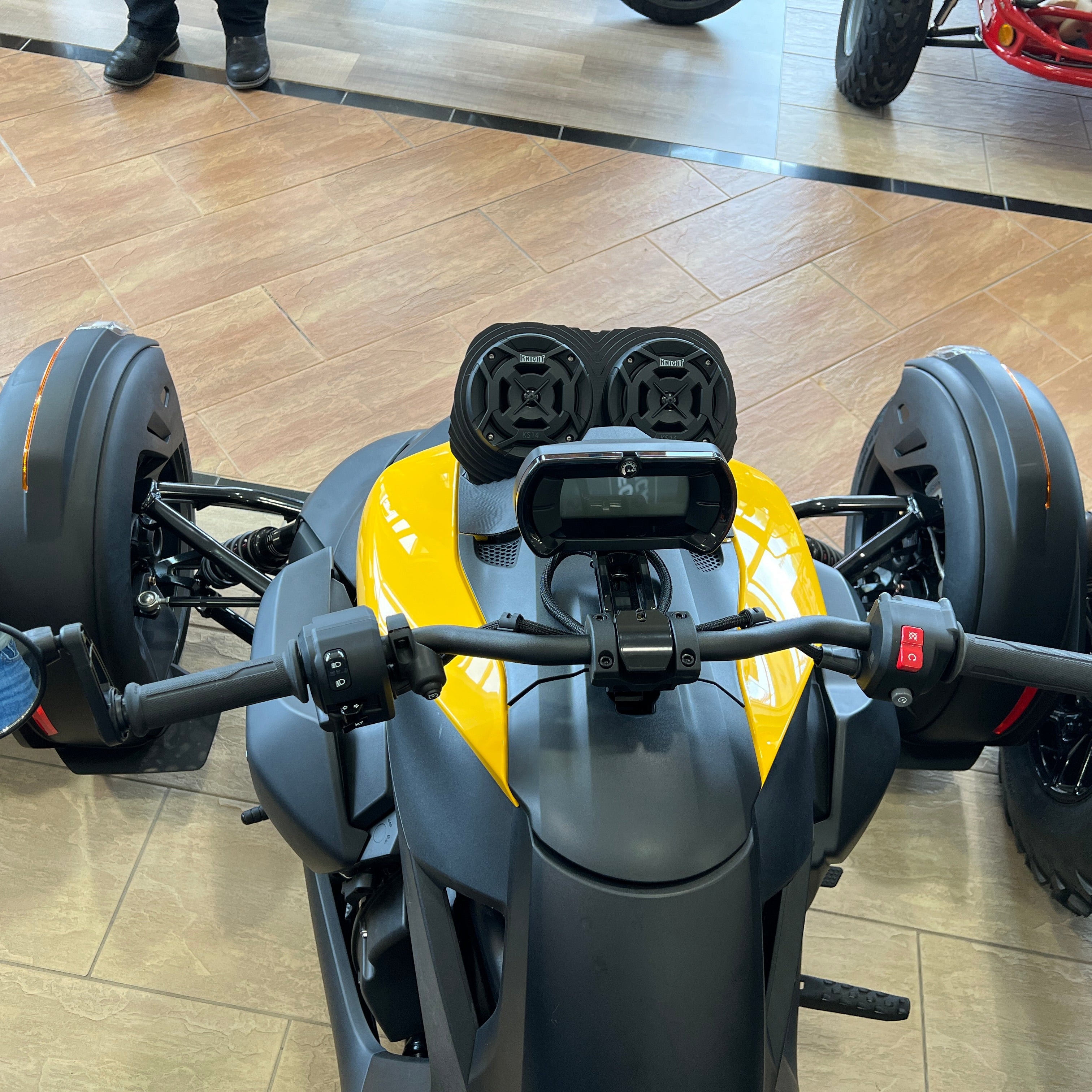 Photo of Can-Am Ryker 2-Speaker Bluetooth Hood Replacement by Knight ATV - Premium Power Sports for UTVs / Side by Sides