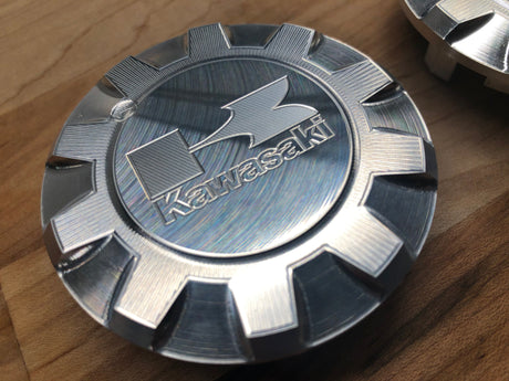 Photo of Kawasaki Teryx 2/4 Billet Steering Wheel Cap by Viper Machine - Premium for UTVs / Side by Sides