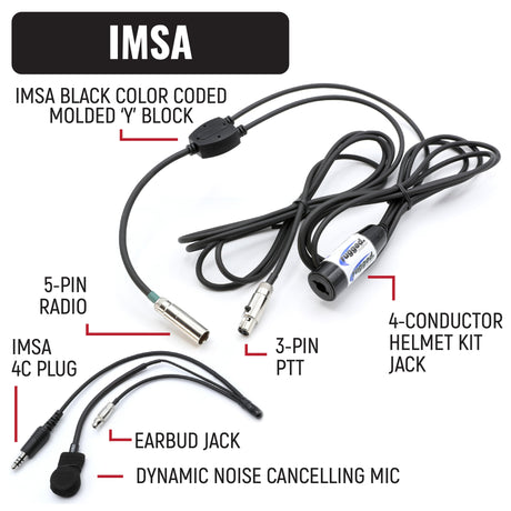 Photo of IMSA Driver and Crew Chief Racing Kit with R1 Radios by Rugged Radios - Premium for UTVs / Side by Sides