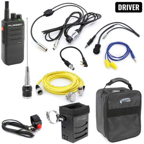 Photo of IMSA Driver Only Long Track Racing Communication Kit with RDH16 Radio by Rugged Radios - Premium for UTVs / Side by Sides