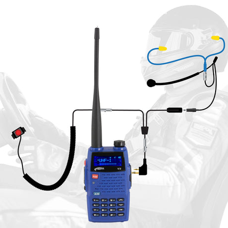 Photo of IMSA Driver Only Communication Kit with V3 Radio by Rugged Radios - Premium for UTVs / Side by Sides