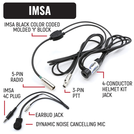 Photo of IMSA Driver and Crew Chief Racing Kit with V3 Radios by Rugged Radios - Premium for UTVs / Side by Sides