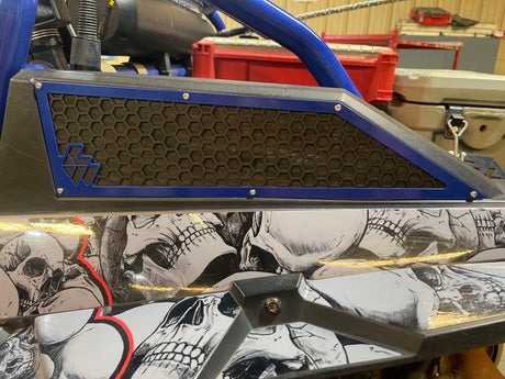 Photo of RZR XP TURBO/ TURBO S- SIDE VENT COVERS by L&W Fab - Premium Grilles for UTVs / Side by Sides