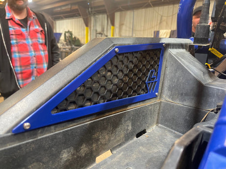Photo of RZR XP TURBO/ TURBO S- SIDE VENT COVERS by L&W Fab - Premium Grilles for UTVs / Side by Sides