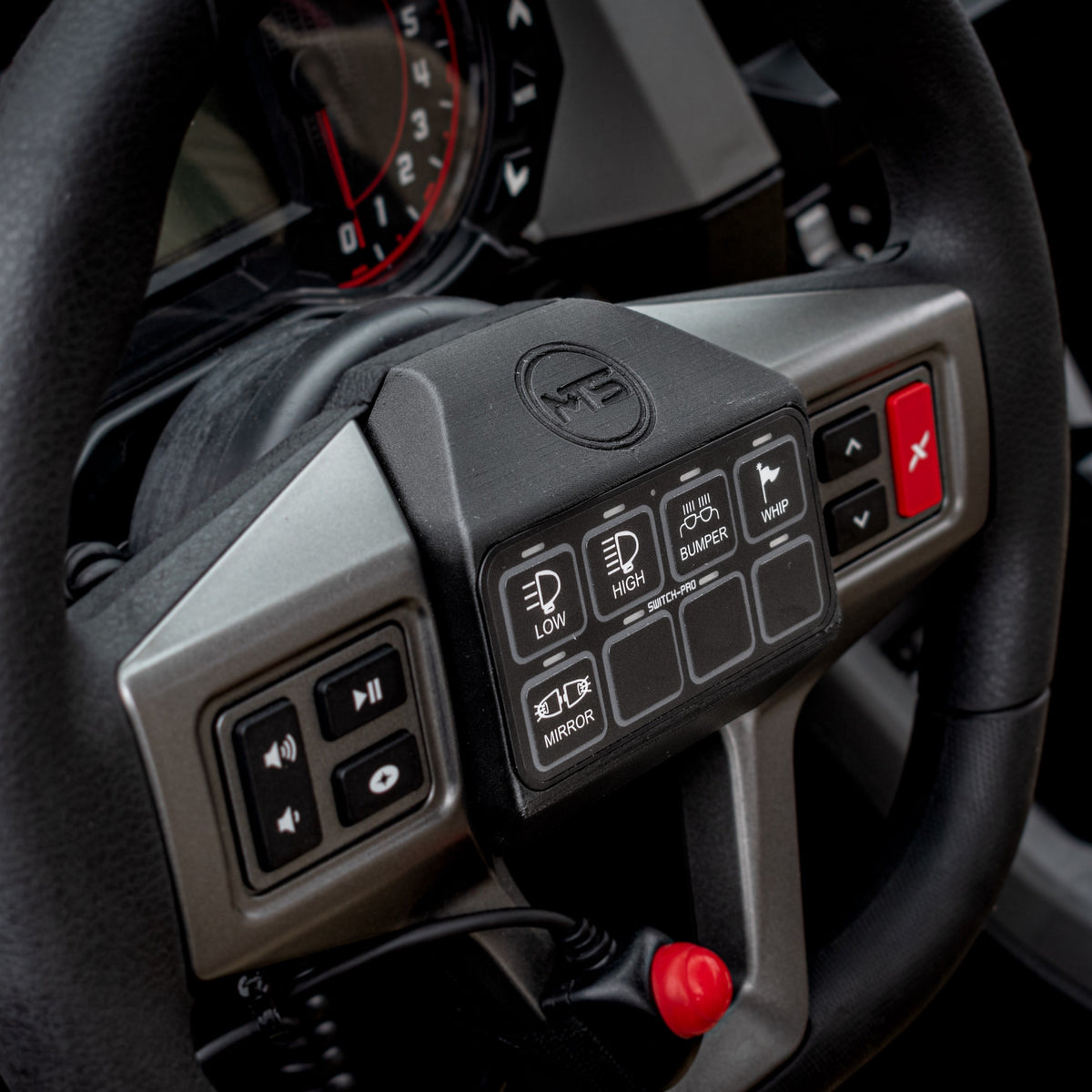 Photo of Switch-Pro Steering Wheel Mount For RZR by MTS Off-Road - Premium Switch Pro Products for UTVs / Side by Sides