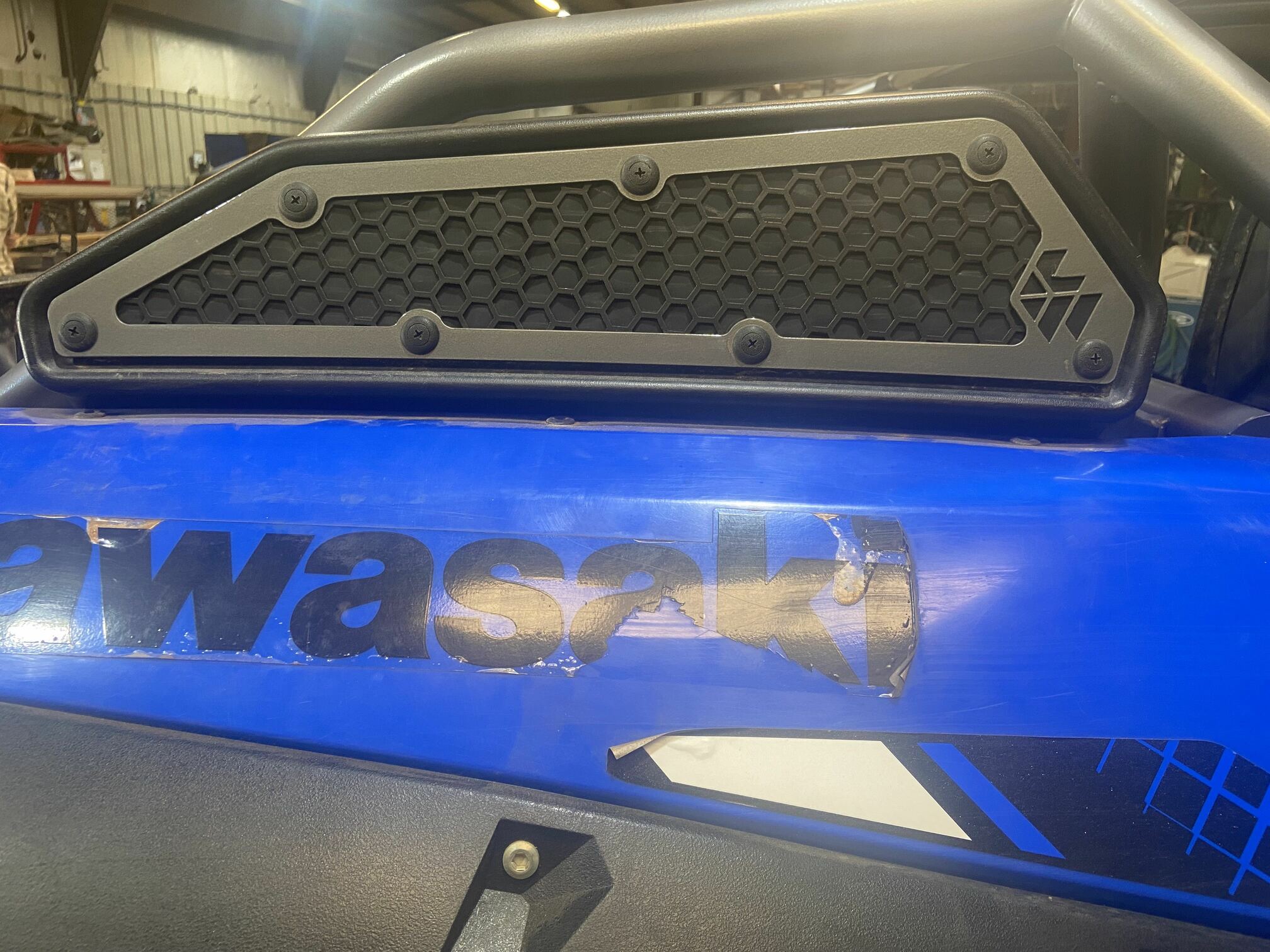 Photo of KAWASAKI KRX SIDE VENT COVERS by L&W Fab - Premium Accessories for UTVs / Side by Sides