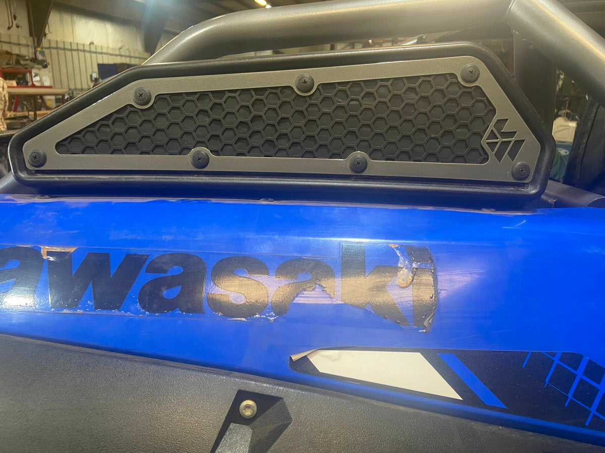 Photo of KAWASAKI KRX SIDE VENT COVERS by L&W Fab - Premium Grilles for UTVs / Side by Sides