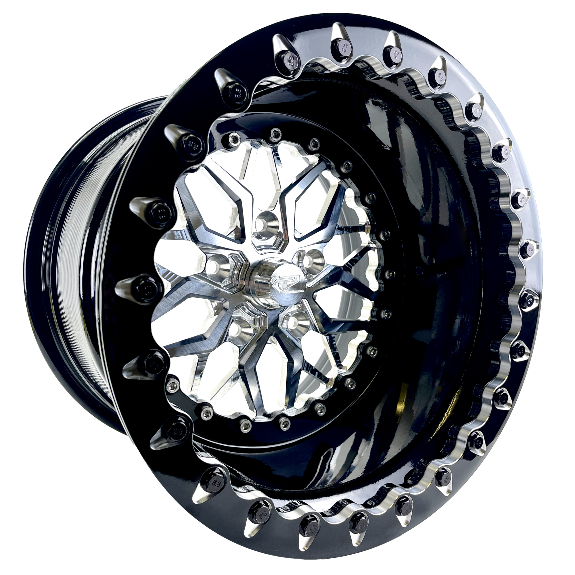 Photo of Impact - Beadlock - Silver RZR PRO R 5X4.5 by Ultra-light by Packard Performance - Premium for UTVs / Side by Sides