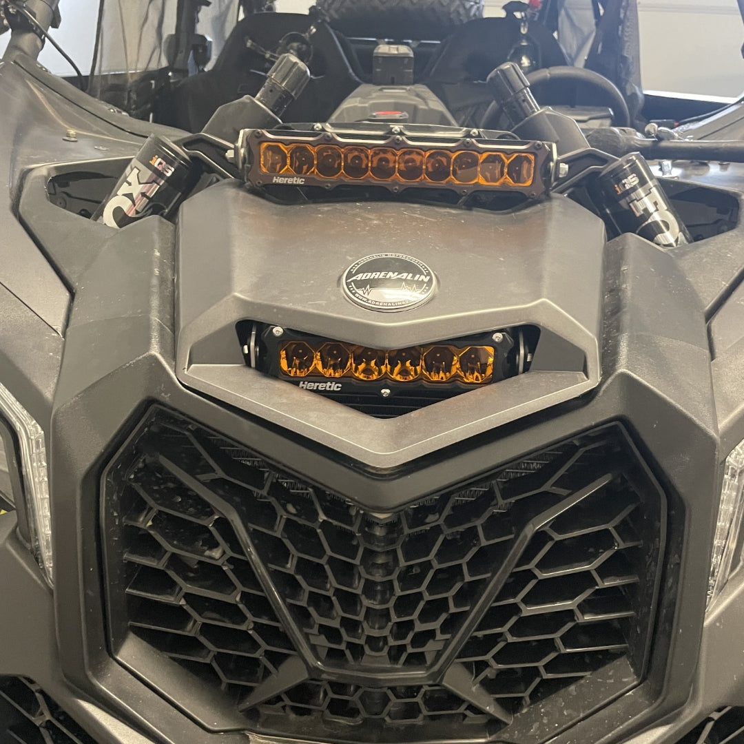 Photo of Can-Am Maverick X3 10 Inch Shock Tower LED Light Bar by Heretic Studio Dealer Portal - Premium UTV Headlights for UTVs / Side by Sides