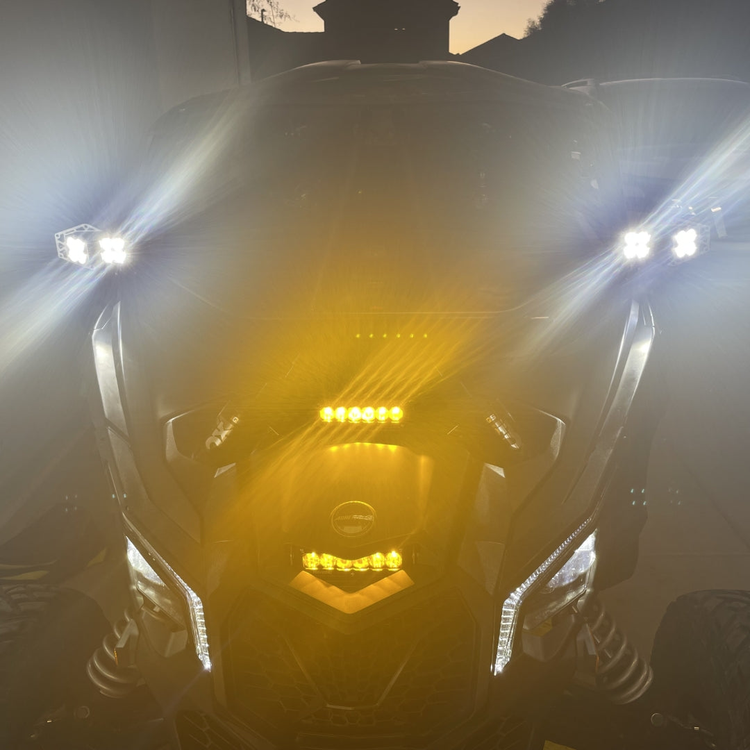 Photo of Can-Am Maverick X3 10 Inch Shock Tower LED Light Bar by Heretic Studio Dealer Portal - Premium UTV Headlights for UTVs / Side by Sides